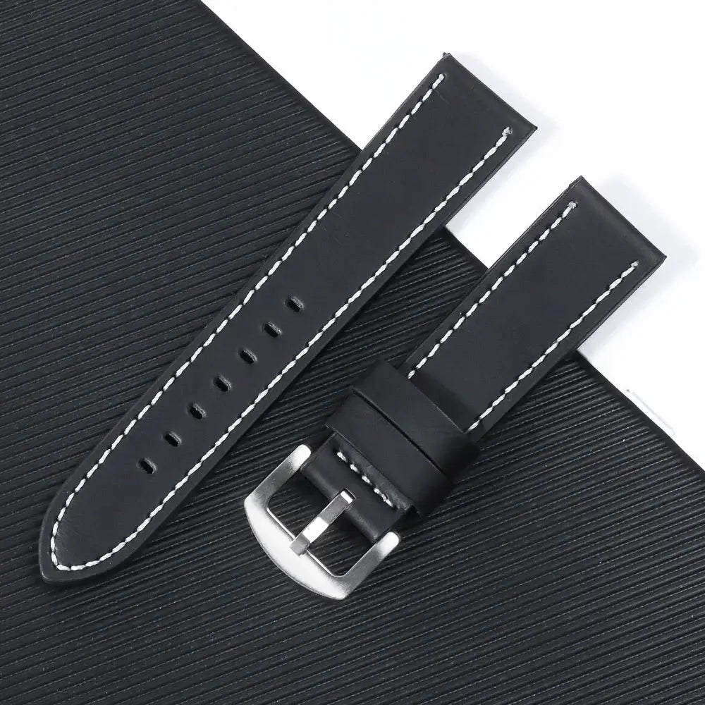 TicWatch Pro 5, Pro 3 & E3 Leather Band with Stitching Options