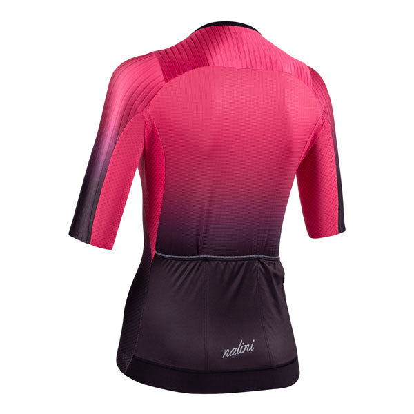 Nalini ERGO FIT Women's Cycling Jersey (Black/Fuchsia) Small