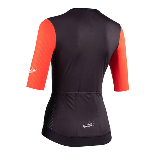 Nalini LASER Women's Cycling Jersey (Black/Coral) XS-XL