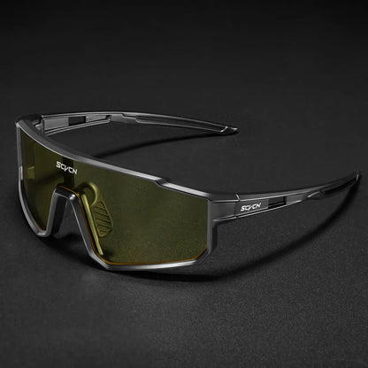 SCVCN New Cycling Glasses UV400 Sports Running Sunglasses Men Women Outdoor Drving Hiking Riding Goggles MTB Bicycle Eyewear