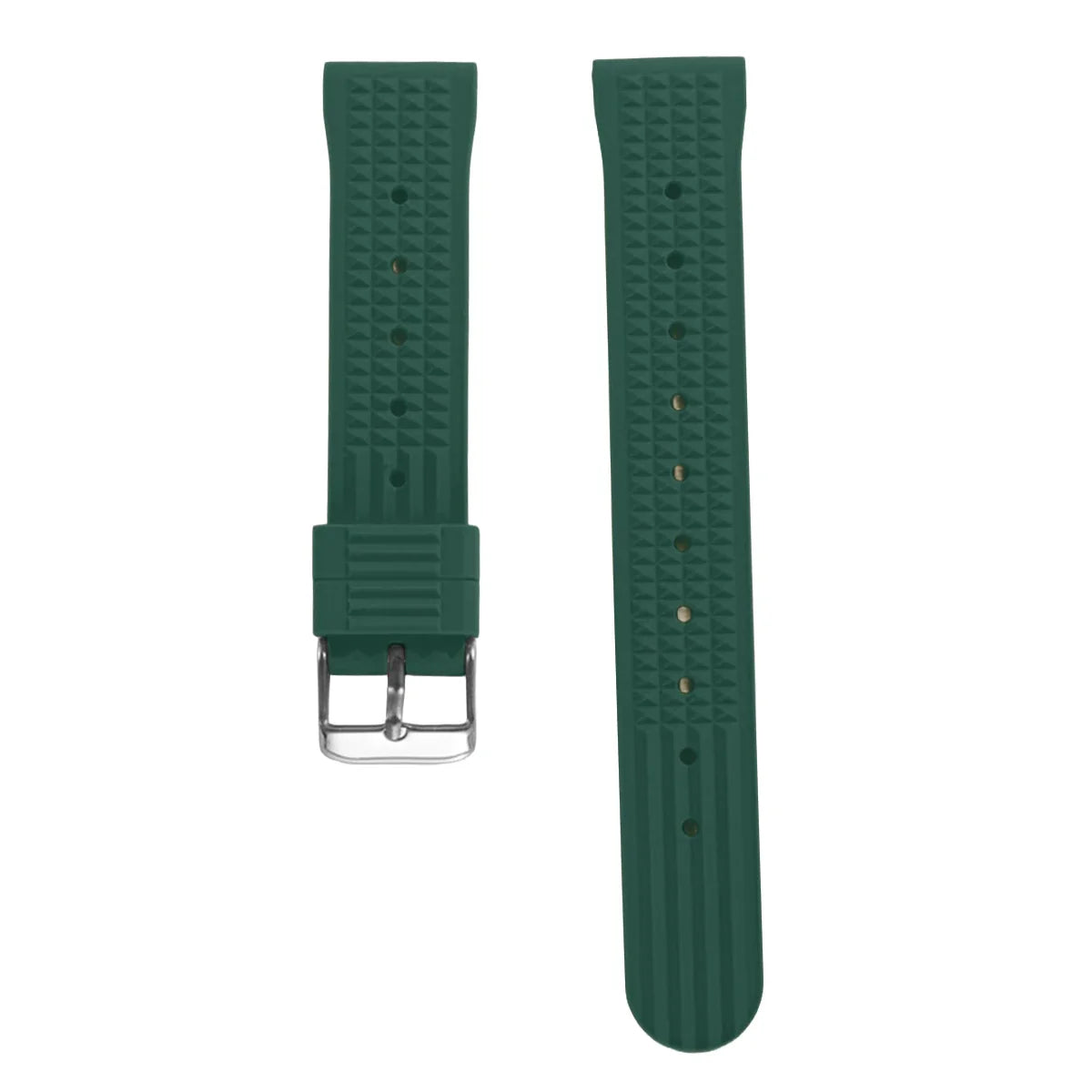 Samsung Galaxy Watch 7, 6, 5, 4 & FE FKM Rubber Waffle Band
