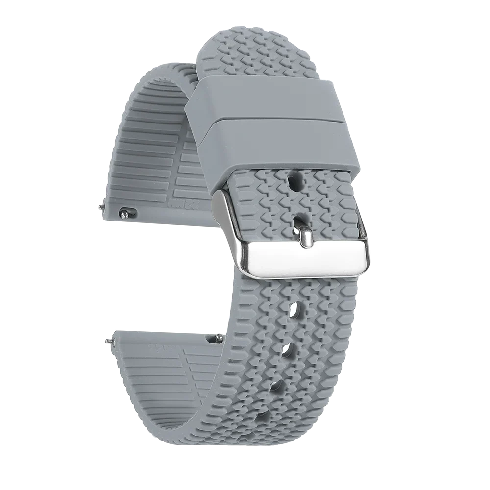 Samsung Galaxy Watch 7, 6, 5, 4 & FE Tread Pattern Silicone Band