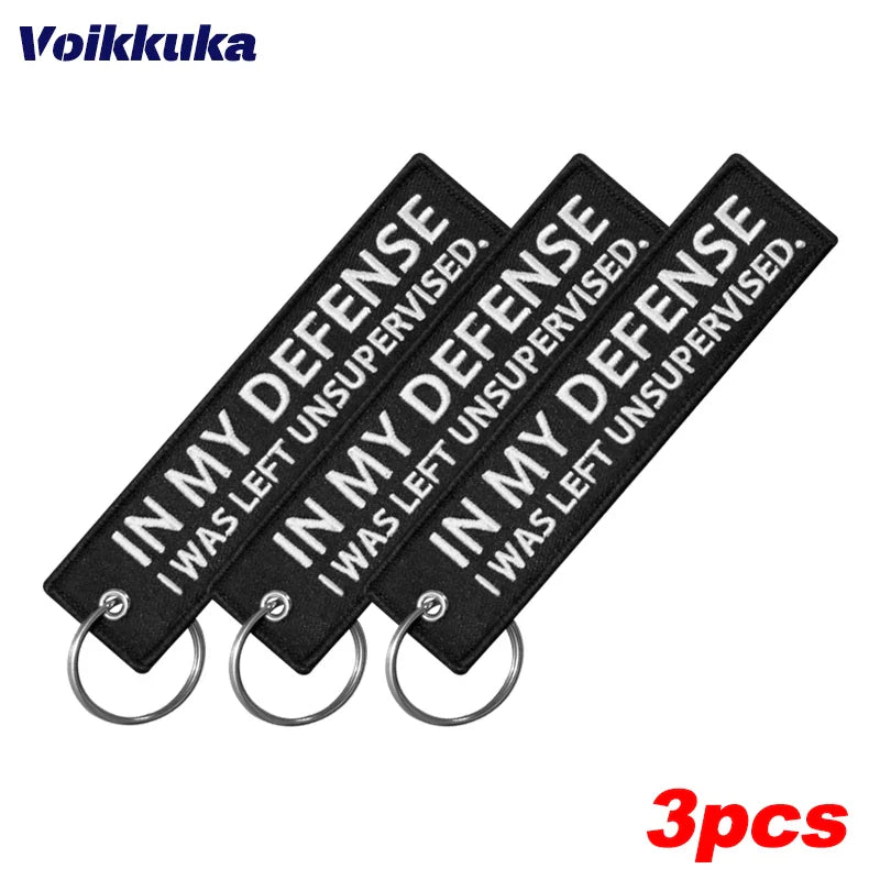 Left Unsupervised - Motorcycle Keychain