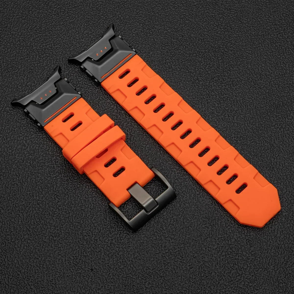 Samsung Galaxy Watch Ultra & Ultra 2 Rugged Silicone Band, No Gaps