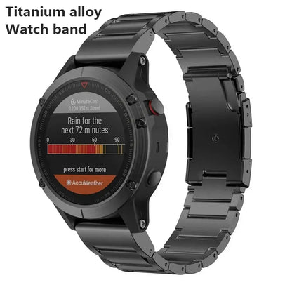Garmin Steel Band - Modern QuickFit Design Strap