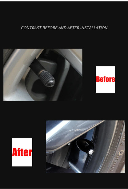 Anti-Theft Skull Valve Stem Caps