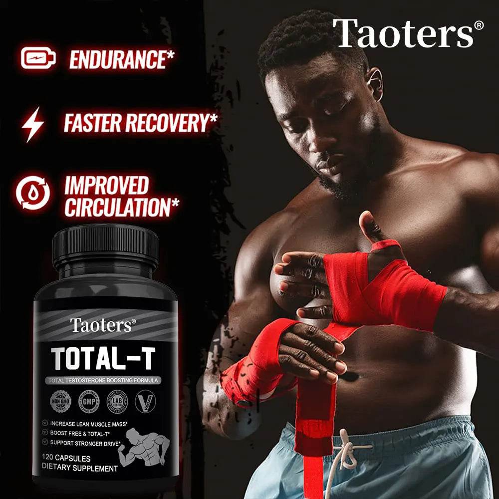 Supports Healthy Muscle Levels - Men's Supplement, Energy and Vitality Booster, Supports Strength and Endurance