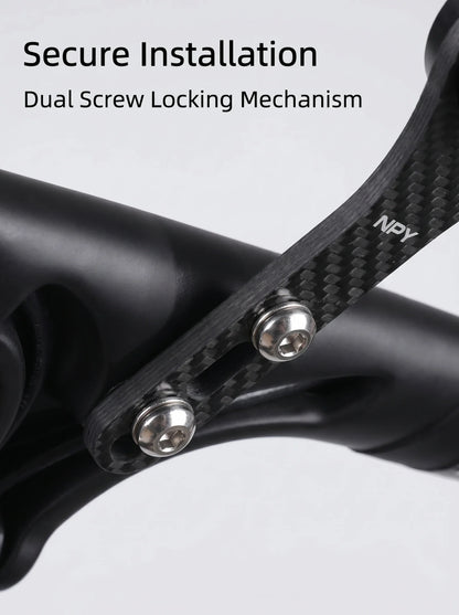 NPY Carbon Fiber Speedometer Holder Integrated Handlebar Mount For Wahoo/Bryton/Garmin Speedometer Mount Bicycle Accessories