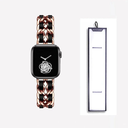 Apple Watch Stainless Steel Strap - Luxury Chain Design