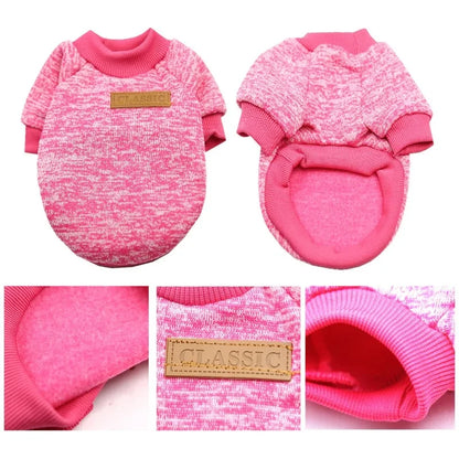 Cat Clothes For Medium Small Dogs Pet Coat Sweatshirt XS-2XL