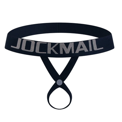 3 Piece Lot Jockmail Ringed Revelation Hollow-Out Thong