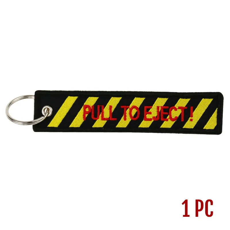 Pull To Eject - Motorcycle Keychain