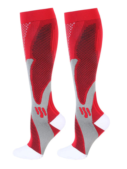 6Pairs Compression Socks 20-30mmHg High Stockings Men & Women Sports Marathon Cycling Football Varicose Veins EU35-45