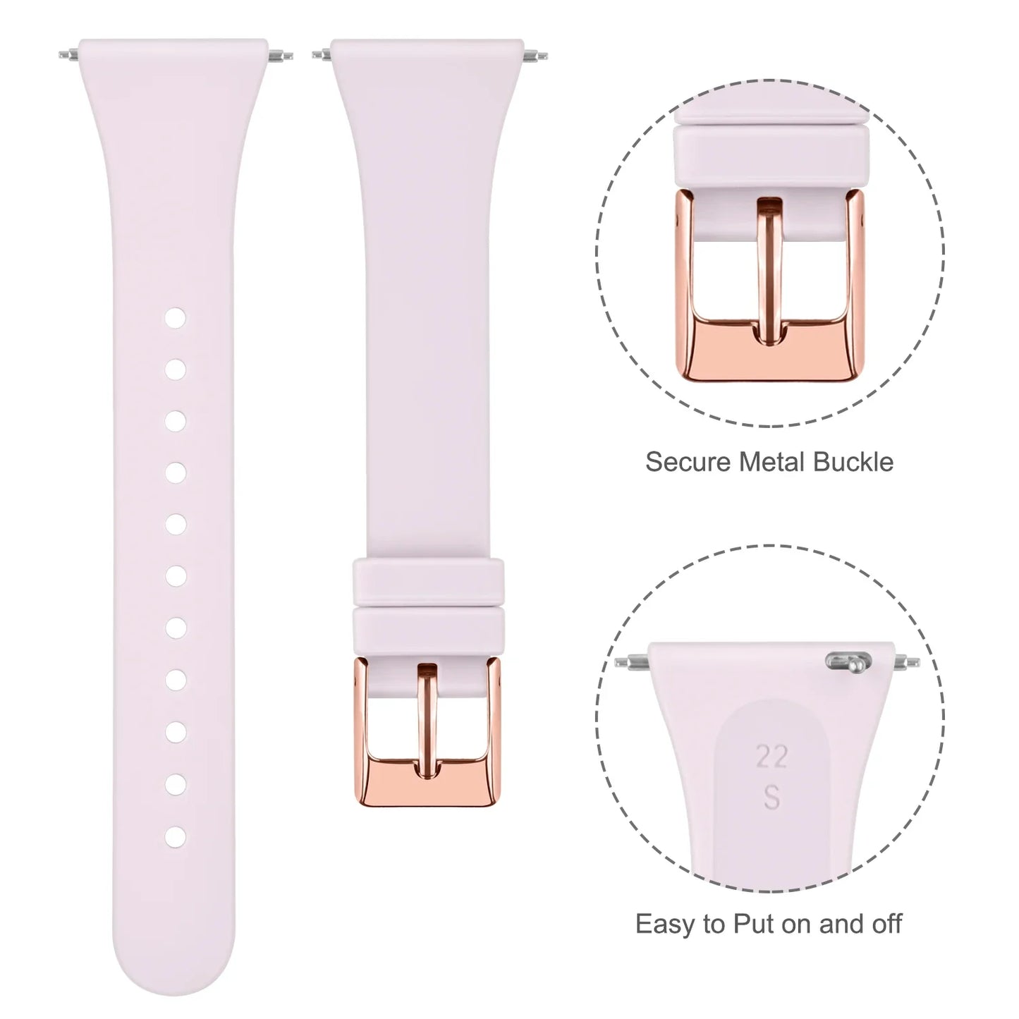 Silicone Fitbit Versa & Sense Bands