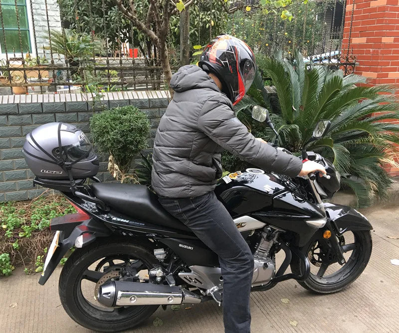 Motorcycle Retractable Helmet Luggage Elastic Rope Strap