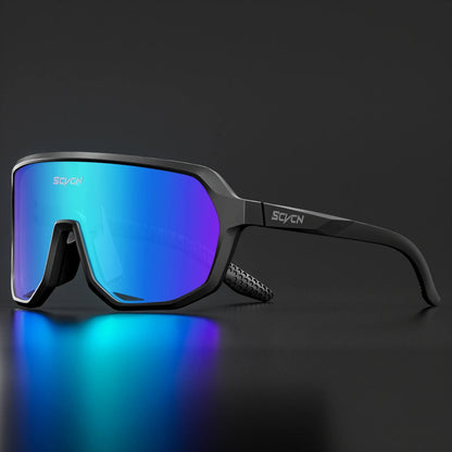 Scvcn Photochromic Sunglasses Cycle Glasses for Men Sun Mountain Bike Bicycle Cycling Eyewear Goggles Sports UV400 Polarized MTB