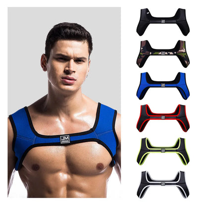 Jockmail Neoprene Chest Harness for Men