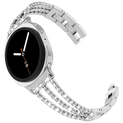 Samsung Galaxy Watch8, 8 Classic & 9 Rhinestone Double-Chain Bracelet