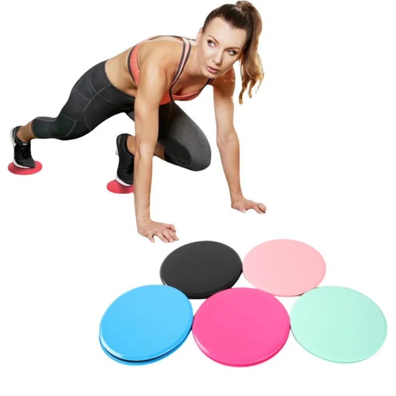 Core Sliders Exercise Discs - TPE Dual-Sided Gym Sliders
