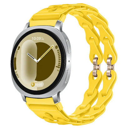 Samsung Galaxy Watch8, 9 & Ultra Silicone Chain Link Band
