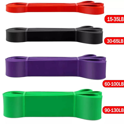 Resistance Band Set 5-120lbs - Home Gym Workout Equipment