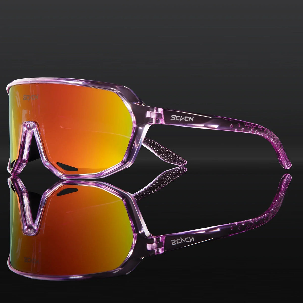 Scvcn-New Sunglasses Photochromic Cycling Glasses for Men Bicycle Mountain Bike Cycling Goggles UV400 MTB Polarized Road Women