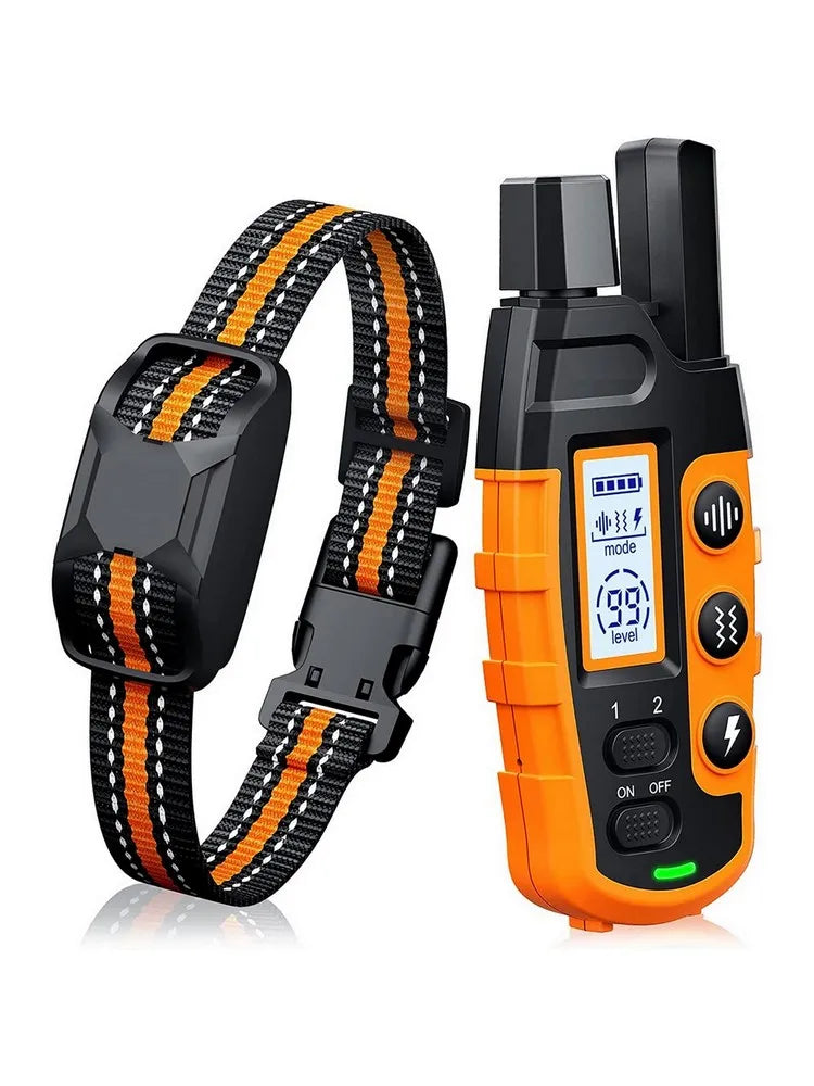 3300Ft Dog Training Collar with Remote Rechargeable Waterproof E Collar with Beep Vibration Shock High Quality Pet Training
