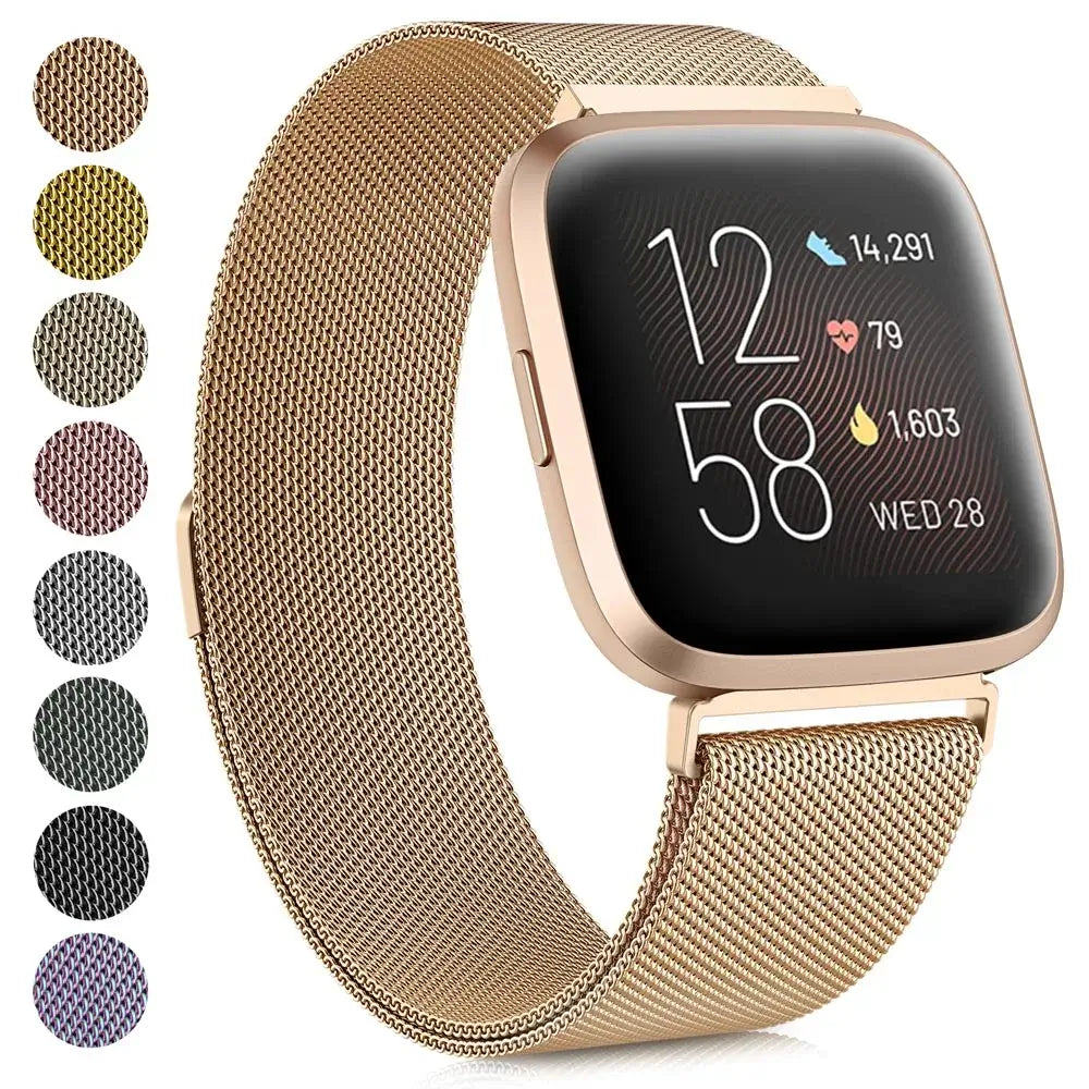 Fitbit Versa & Sense Metal Band - Premium Steel Strap