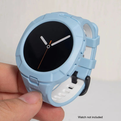 Samsung Galaxy Watch8 & 9 44mm Silicone Sport Band with Built-in Case