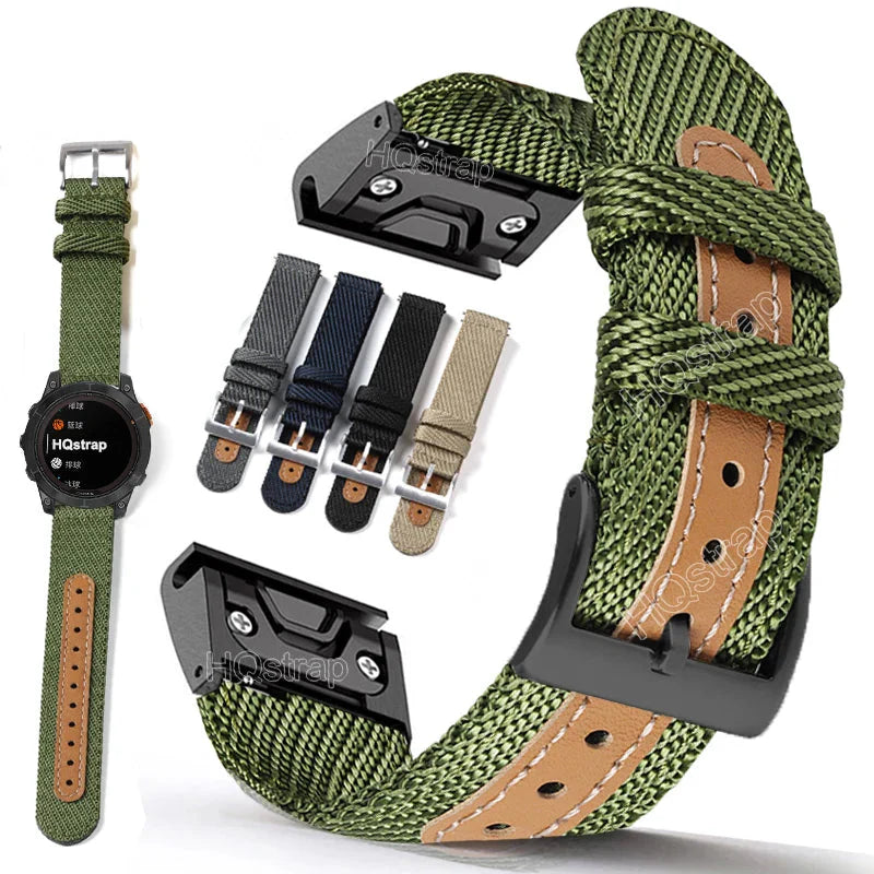 Garmin Sport Nylon Strap - Breathable Comfortable Design