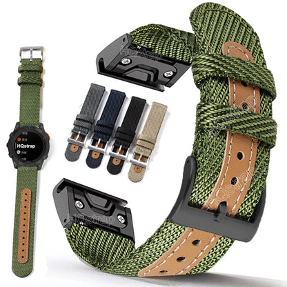 Garmin Sport Nylon Strap - Breathable Comfortable Design