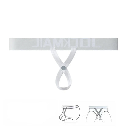 3 Piece Lot Jockmail Ringed Revelation Hollow-Out Thong