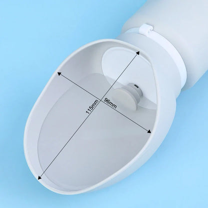 550ml Folding Pet Water Bottle - Portable Travel Mug for Dogs & Cats