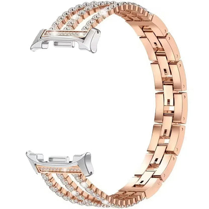 Samsung Galaxy Watch8, 8 Classic & 9 Rhinestone Double-Chain Bracelet