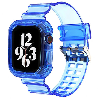 Apple Watch Soft Silicone Strap - Transparent Comfortable Fit