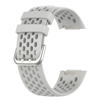 Fitbit Charge 5 6 Silicone Band - Soft Flexible Waterproof