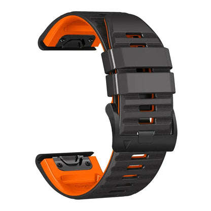 Garmin QuickFit 22/26mm Silicone Band in Camo, Two-Tone or Textured