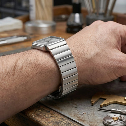 Samsung Galaxy Watch 7, 6, 5, 4 & FE Brushed Stainless Steel Bracelet
