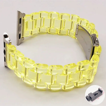 Apple Watch Resin Strap - Stylish, Durable Design