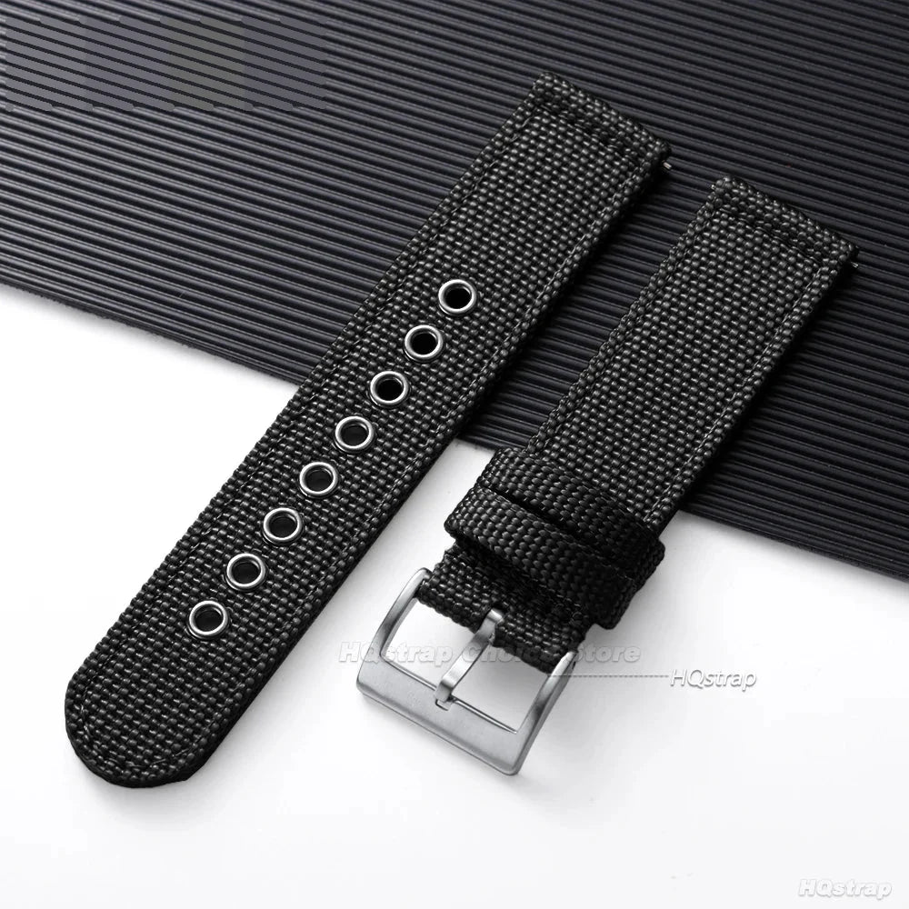 Samsung Galaxy Watch 7, 6, 5, 4 & FE Nylon Canvas Band