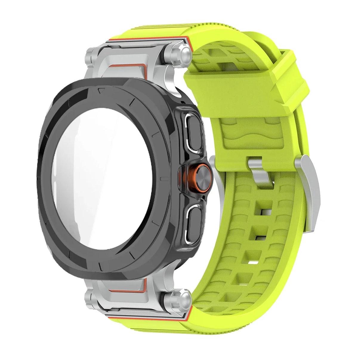 Samsung Galaxy Watch Ultra & Ultra 2 Silicone Band & Protective Case