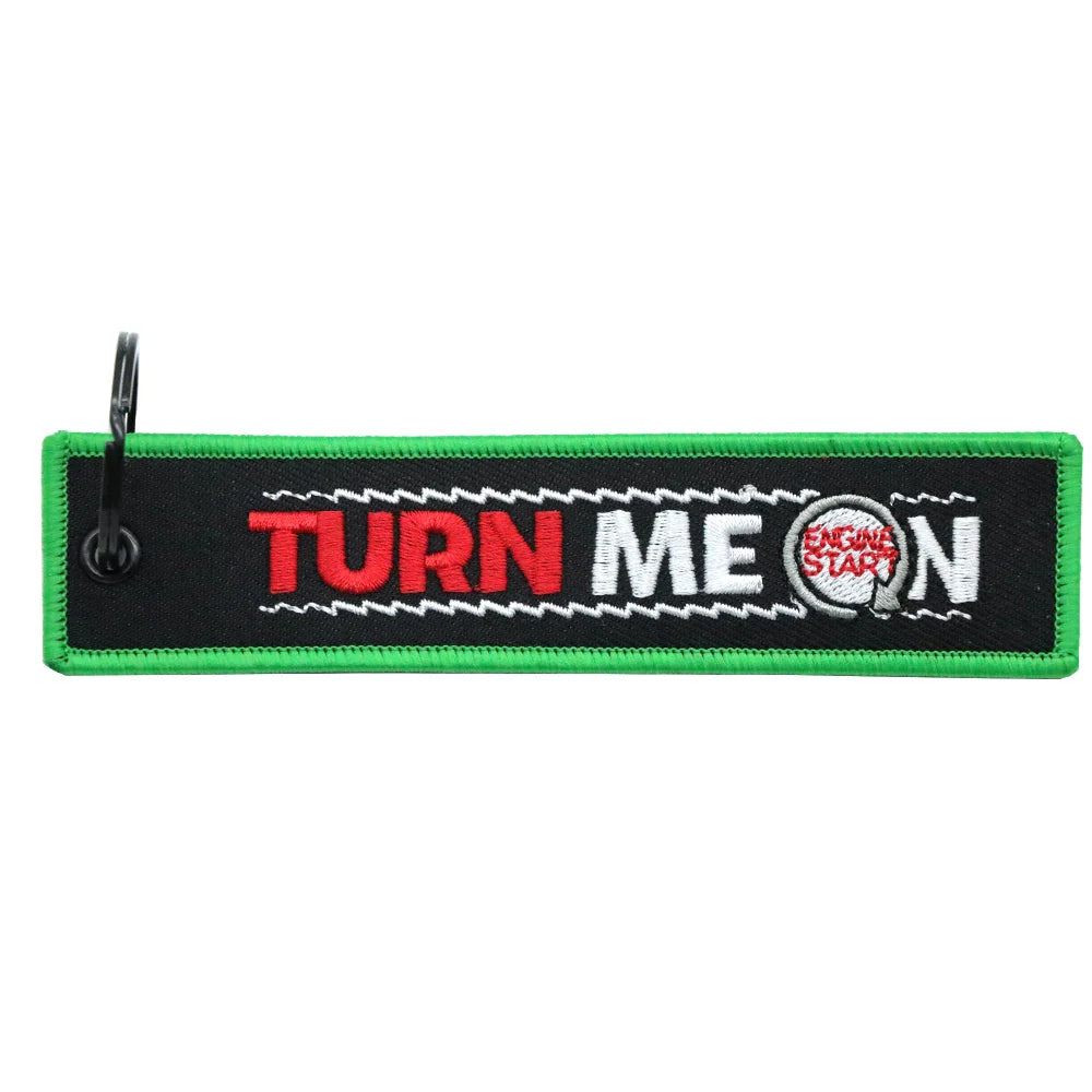 Turn Me On - Motorcycle Keychain