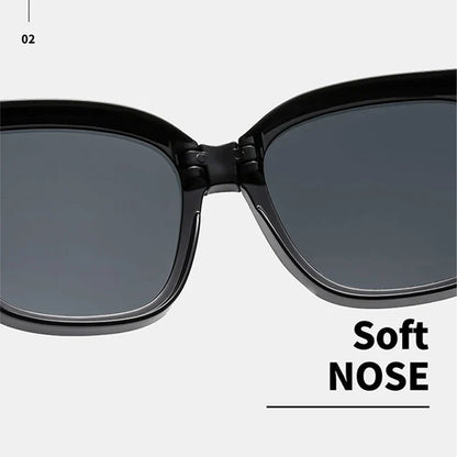 Foldable prescription sunglasses, simple and versatile, unisex, foldable sunglasses for driving.