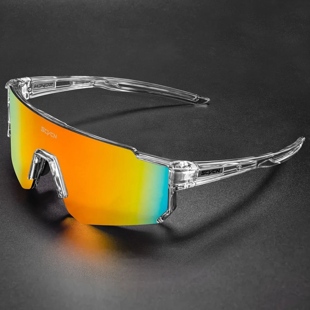 SCVCN Photochromic Cycling Glasses Night Riding Glasses Outdoor Sport Travel Sunglasses Men Women MTB Bike Golf Driving Eyewear