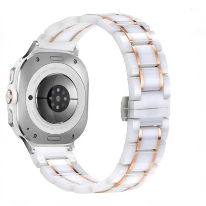 Samsung Galaxy Watch8, 9 & Ultra Ceramic Link Bracelet Band