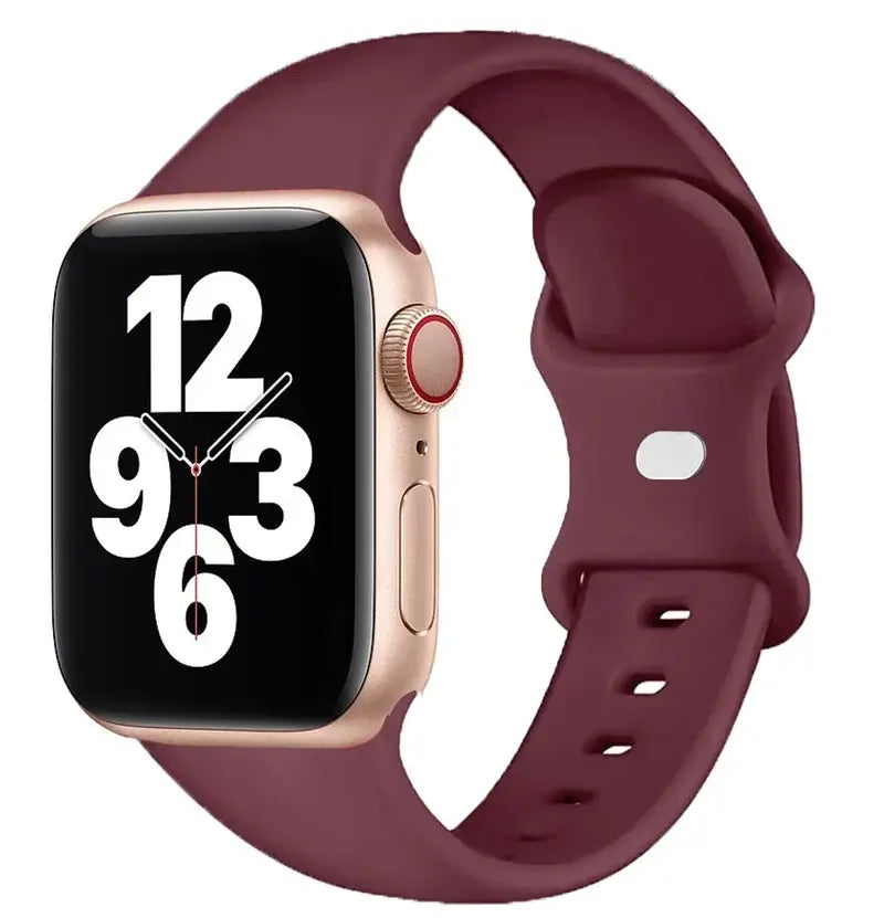 Apple Watch Silicone Band - Soft Waterproof Flexible Strap