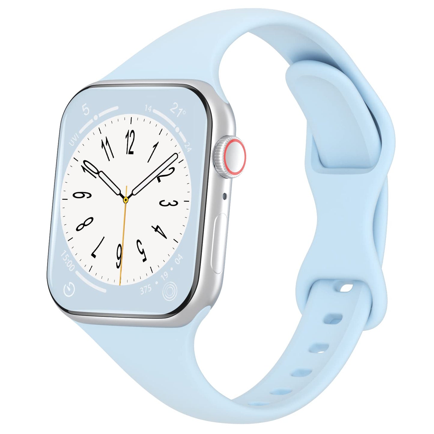 Silicone loop For Apple Watch Band/Strap Series 11/10/9/8/7/6/5/4/ SE / Ultra 1/2/3