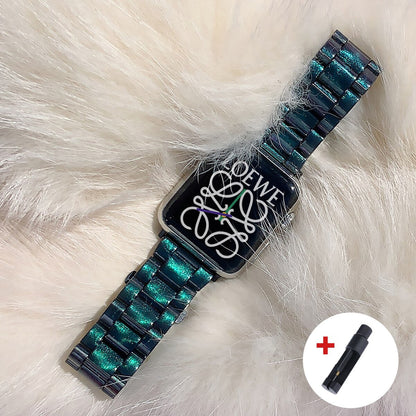 Resin Apple Watch Band Series 11/10/9/8/7/6/5/4/ SE / Ultra 1/2/3