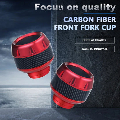 4PCS Motorcycle Crash Protectors Front Fork Slider Cups