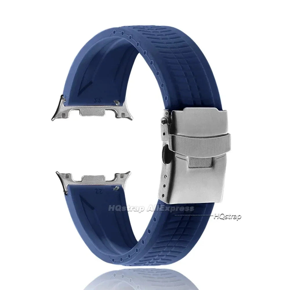 Samsung Galaxy Watch8, 8 Classic & 9 Silicone Deployant Clasp Band